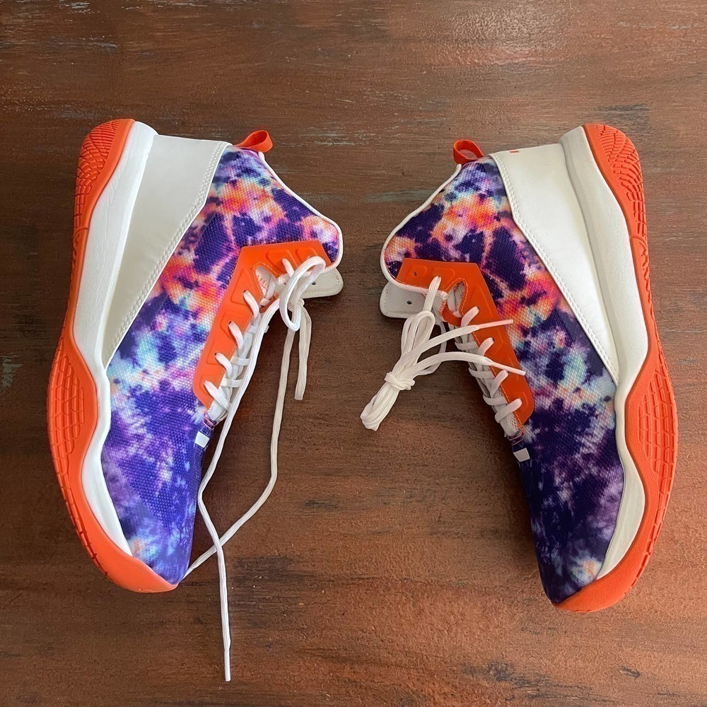 NWT MOOLAH PHANTOM 1 Kicks Women's Basketball Shoes Galaxy Orange SIZE 12 - Picture 7 of 11